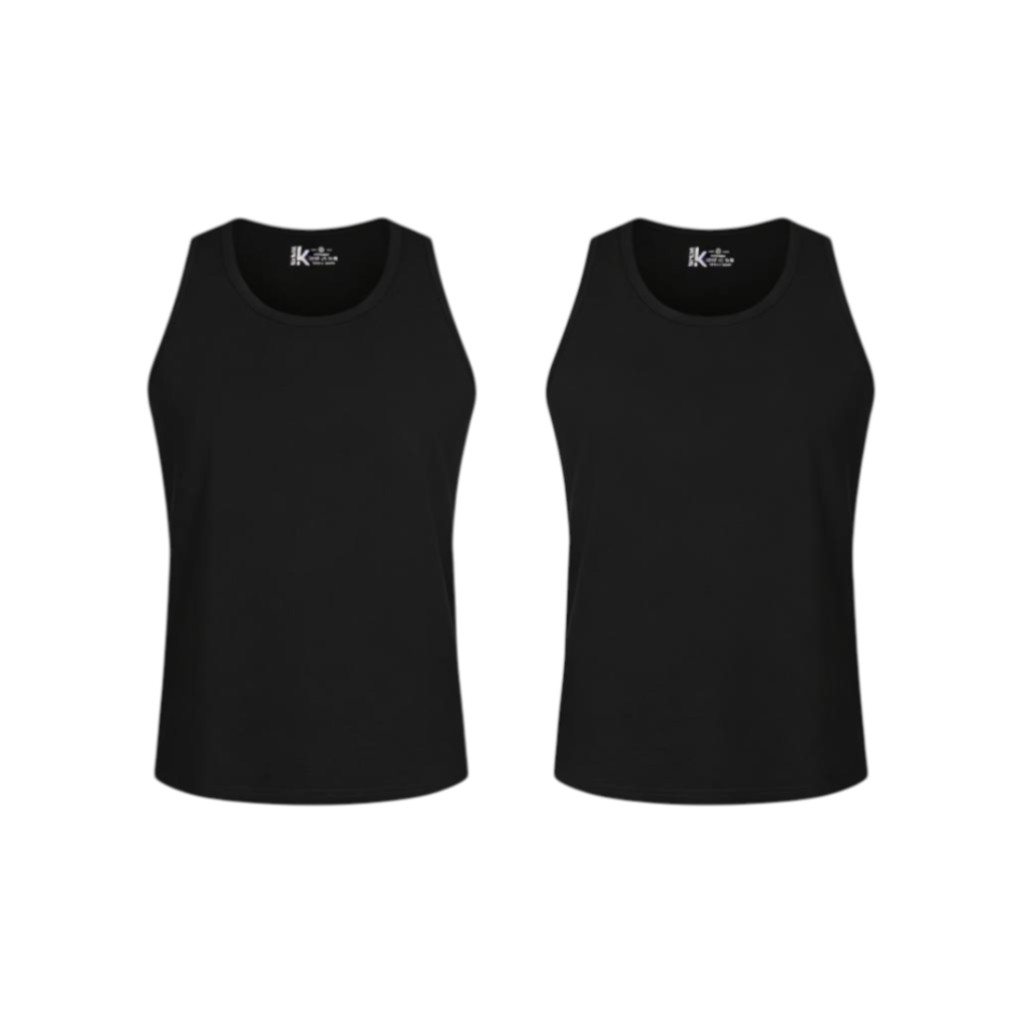 Lot  de 2 Singlets homme grandes tailles en coton pur