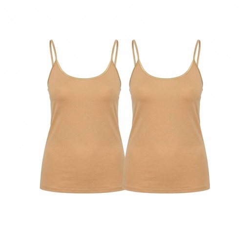 Lot de 2 caracos femme en microfibre extensible