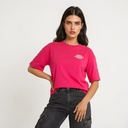 T-shirt femme sur taille avec boutons pression ONLY POSITIVE VIBES