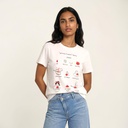 T-shirt femme manches courtes Pomme D’amour