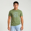 T-shirt homme manches courtes délavé MOOD عال العال