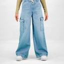Cargo fille en jeans