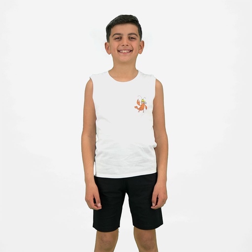 Ensemble garçon débardeur et short MISTER FUNNY SHRIMP