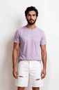 T-shirt unisexe manches courtes délavé  BAZ تو تسلك