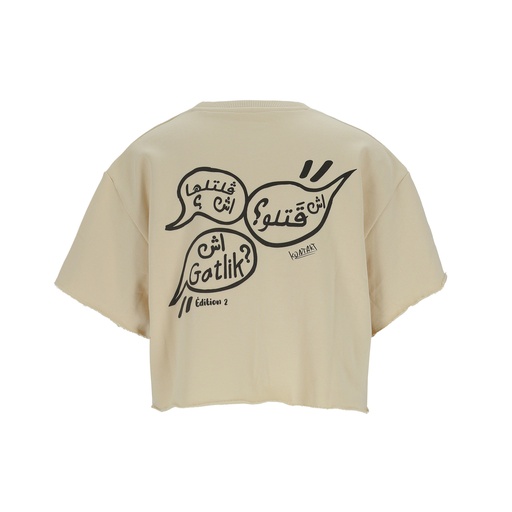 Sweat sur taille femme manches courtes   avec pin-up ECH GATELK?