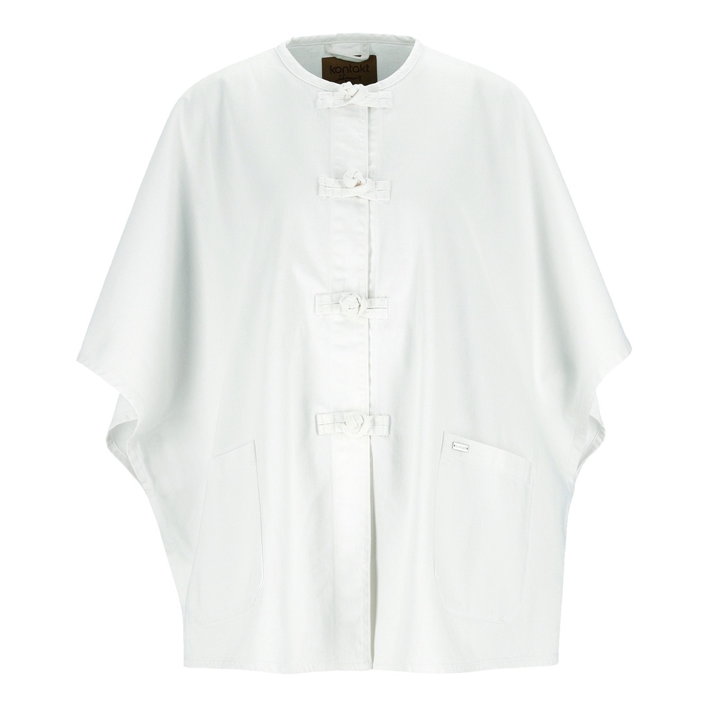Poncho femme avec poche plaquée - ZINA 2.0